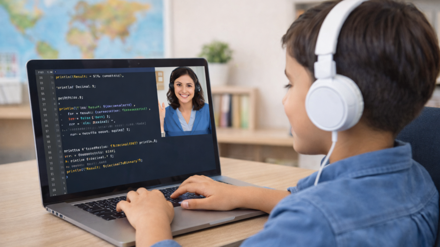 Learning to code with online guidance